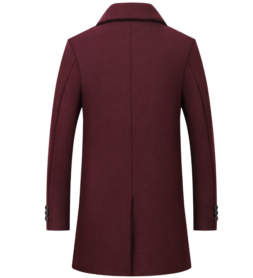 Coat men's woolen coat coat