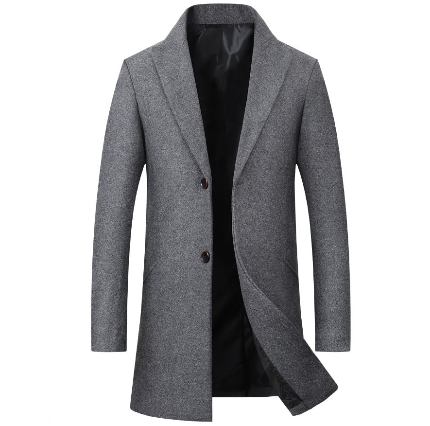 Coat men's woolen coat coat