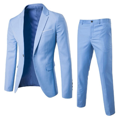 Two-piece Suit Business Professional Formal Wear Korean Slim Fit