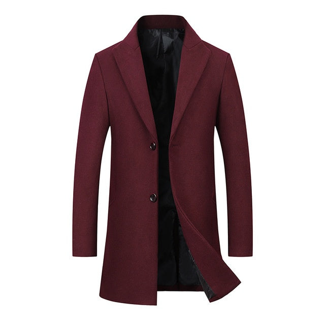 Coat men's woolen coat coat