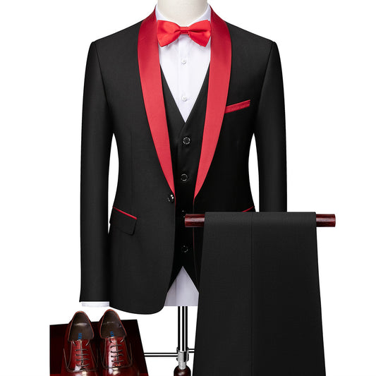 Business Casual Suits Men's Wedding Groom Dresses Pavilion Slim Fit