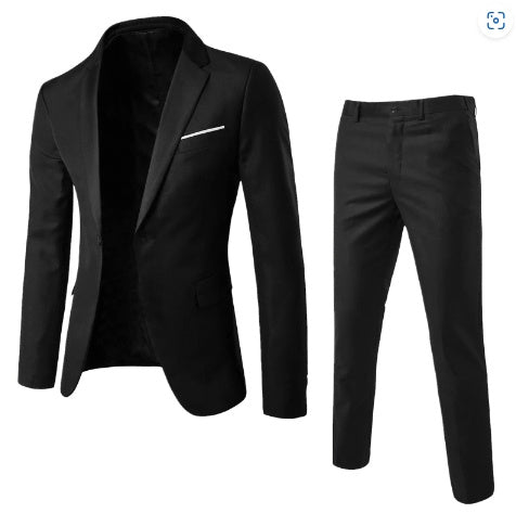 Two-piece Suit Business Professional Formal Wear Korean Slim Fit