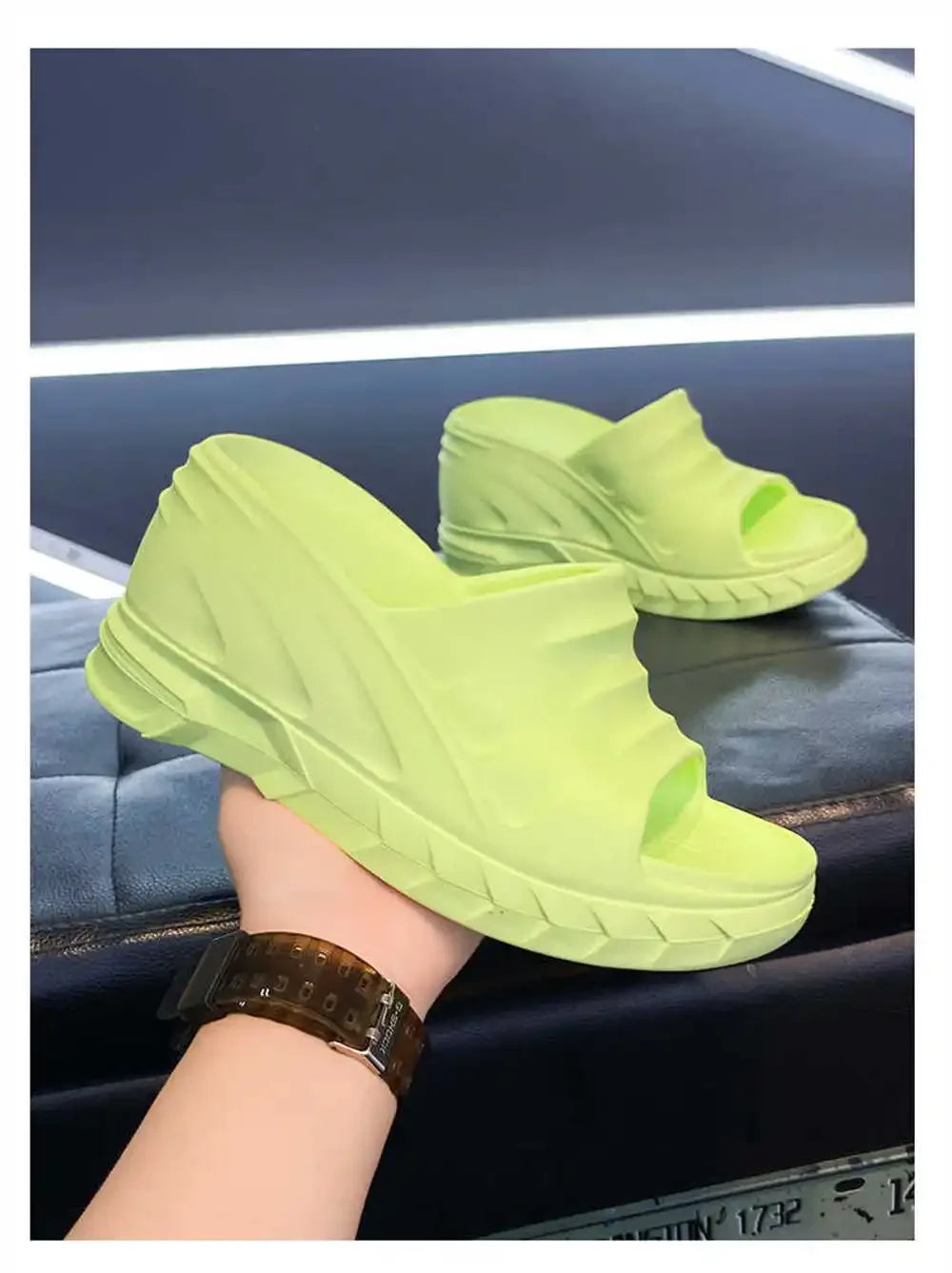 Chunky Fish Toes White Loafers Bath Sandals Woman Shoes Latschen Slippers Sneakers Sports New Fast Pro High Tech Racing