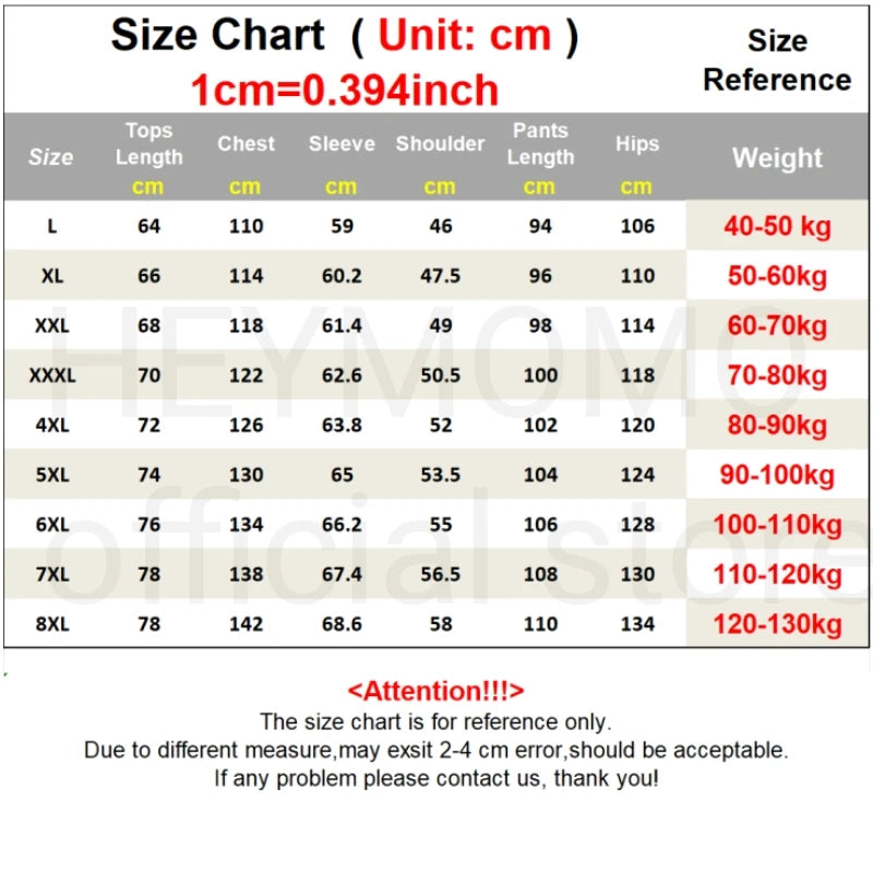 2023 New Spring Black White Tracksuit Men Plus Size 8xl Streetwear Baseball Jacket+Pants 2 Piece Jogger Sets Casual Sweat Suits