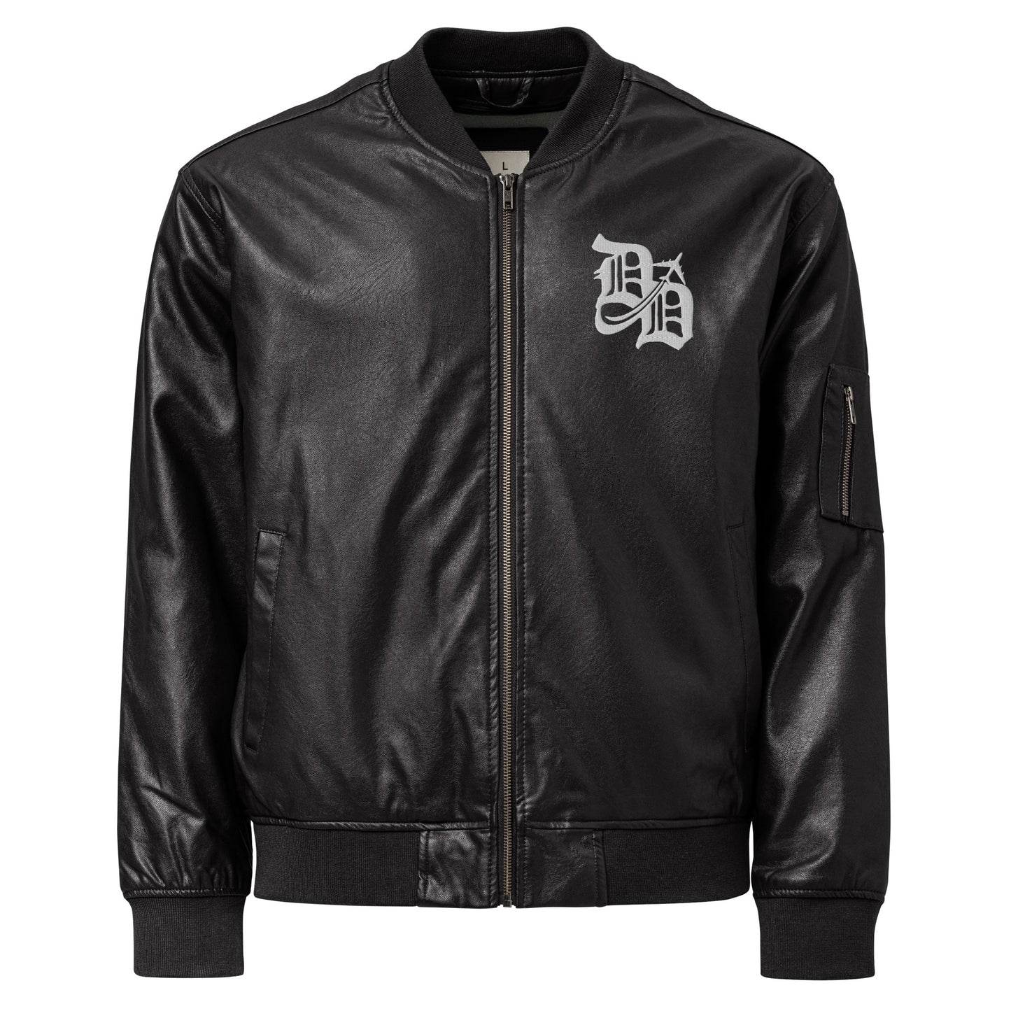 Leather Bomber Jacket