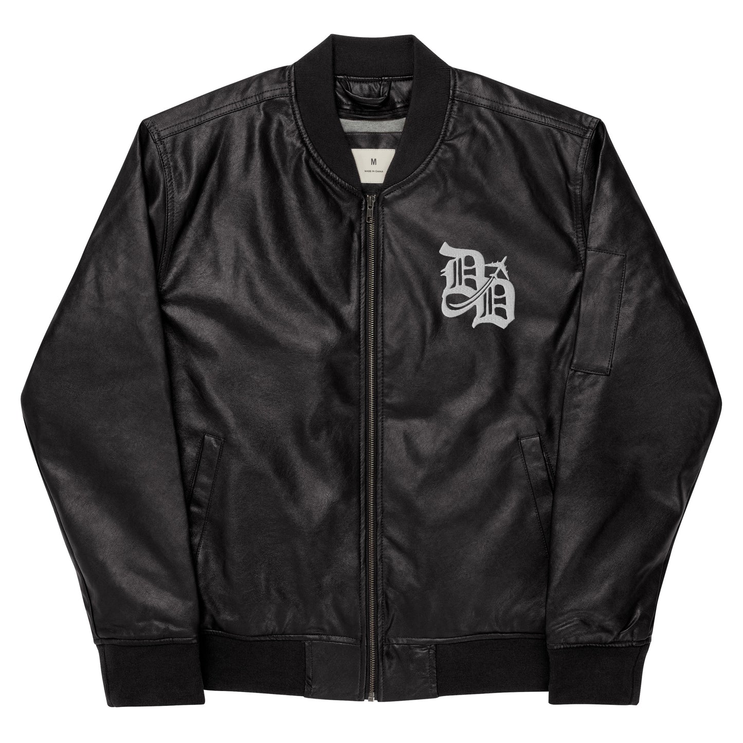 Leather Bomber Jacket